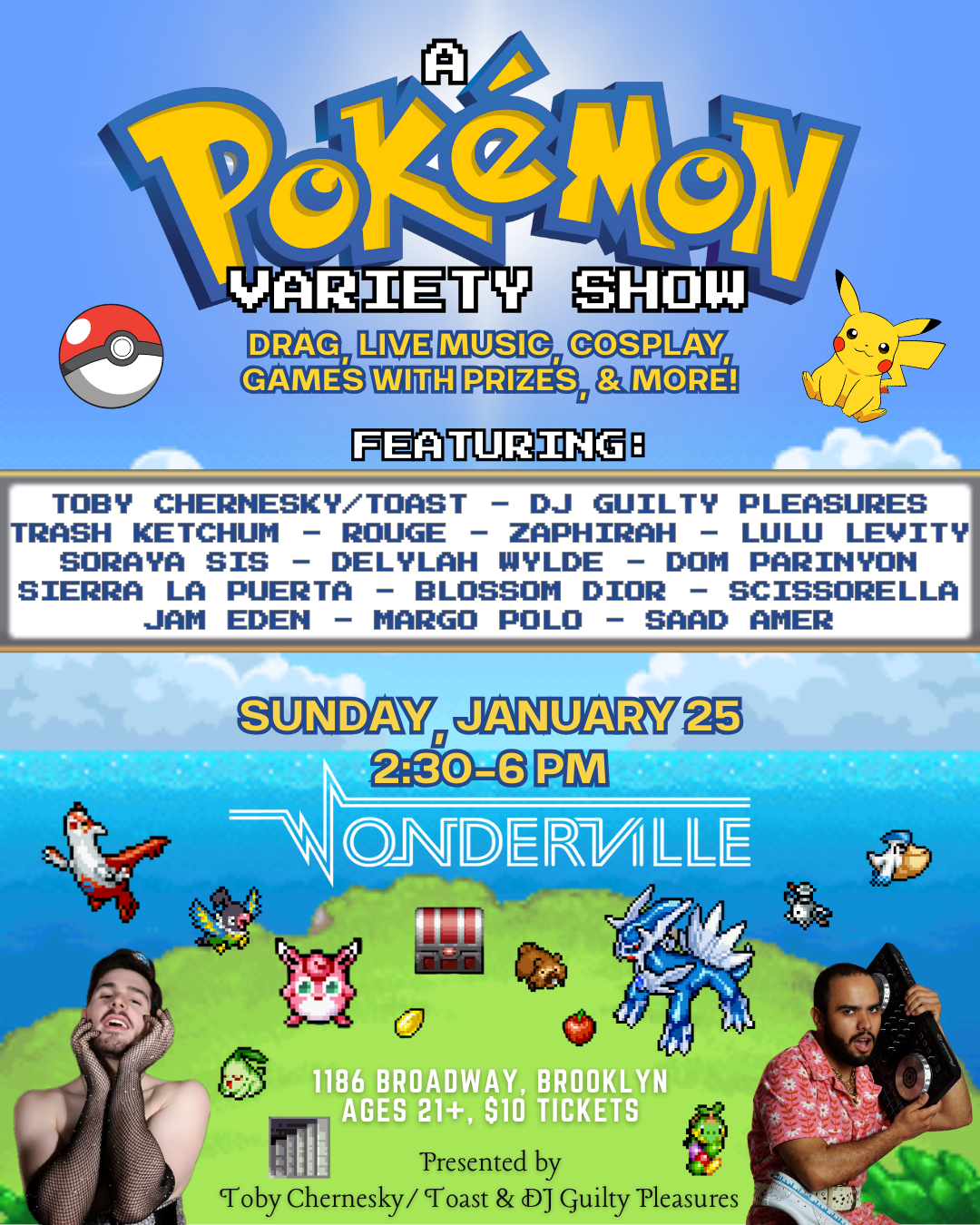 A Pokémon Variety Show! Flyer