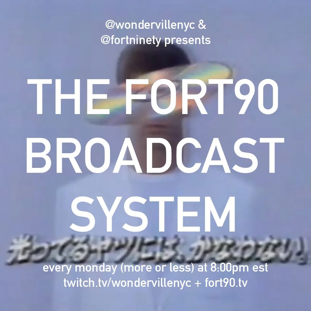 the FORT90 BROADCAST SYSTEM presents: FORT90 TV Flyer