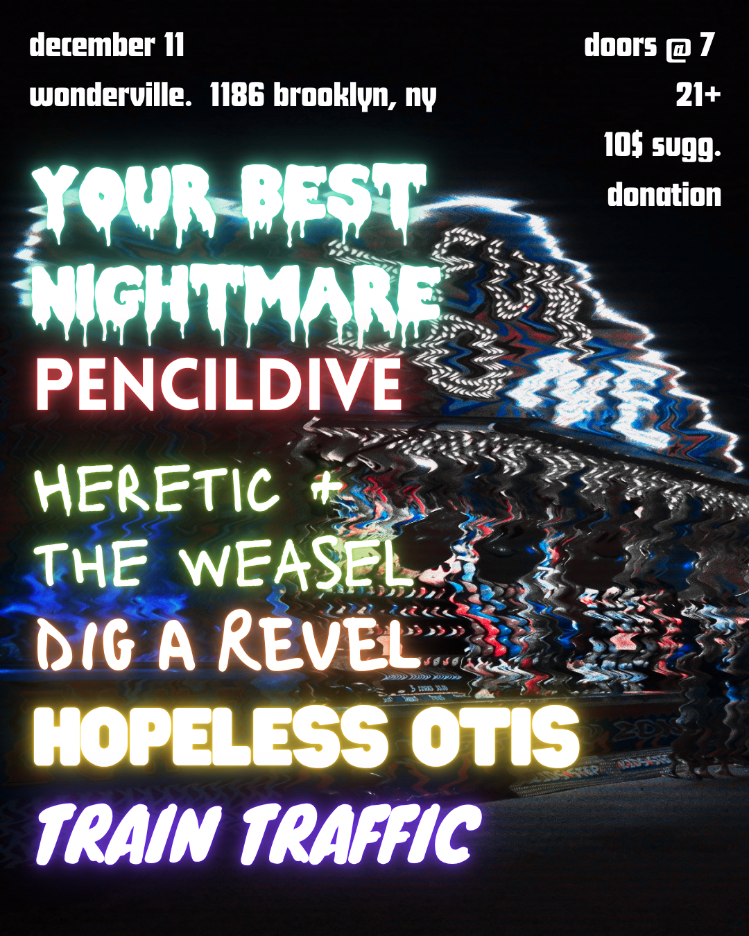 Punk Show @ Wonderville Flyer