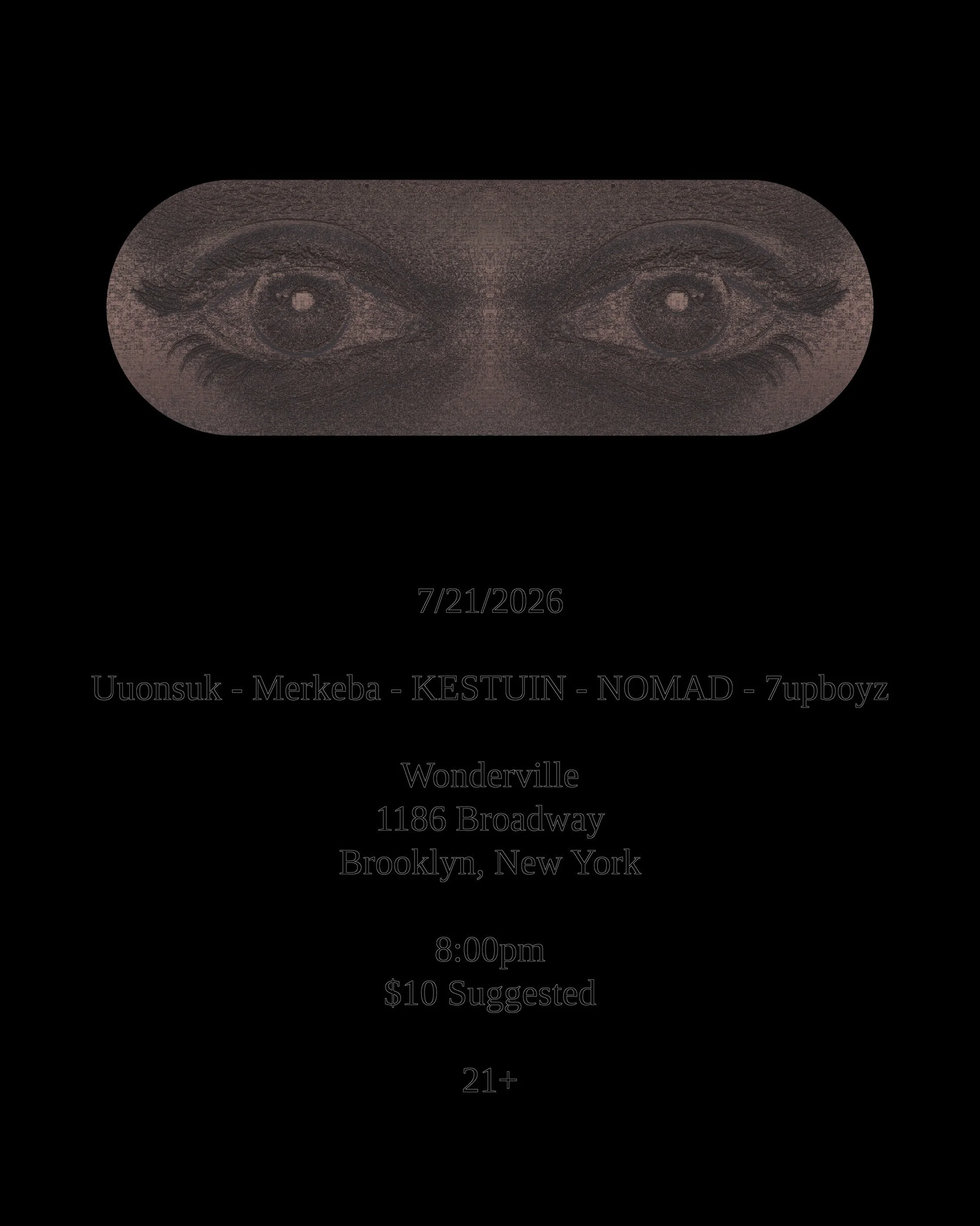 My friends keep dying tour Flyer