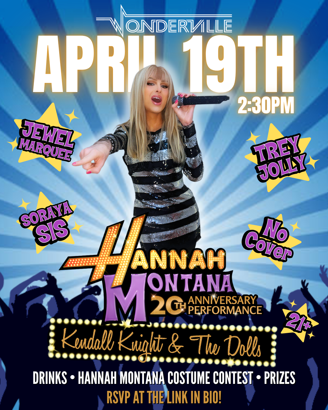 Hannah Montana: 20th Anniversary Performance Flyer