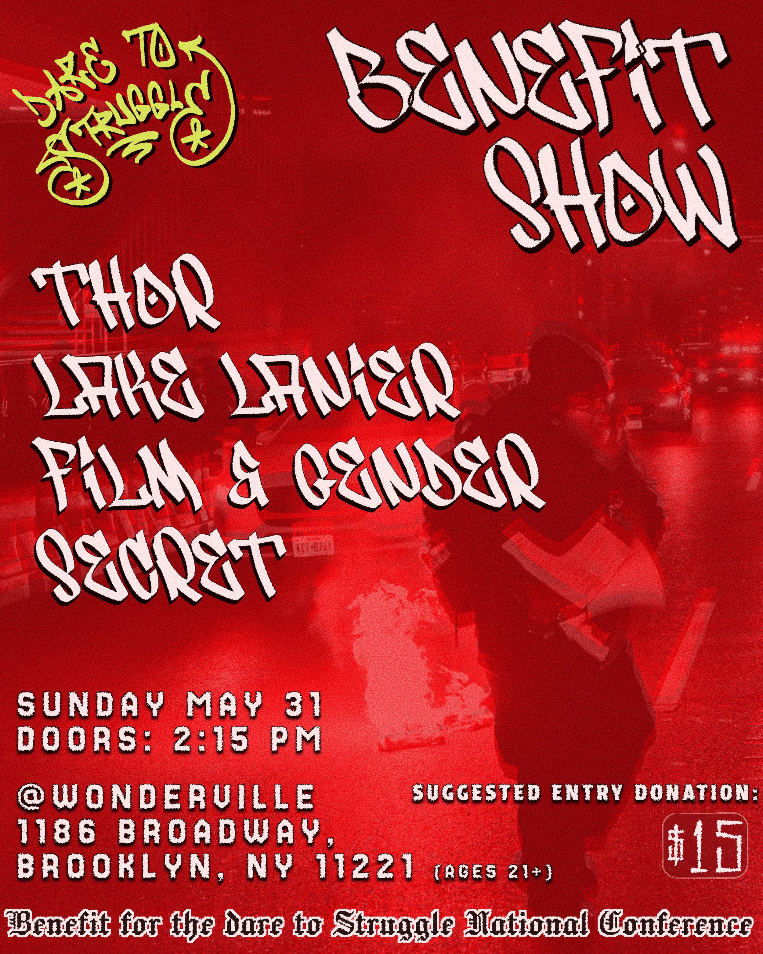 DTS Benefit Show Flyer