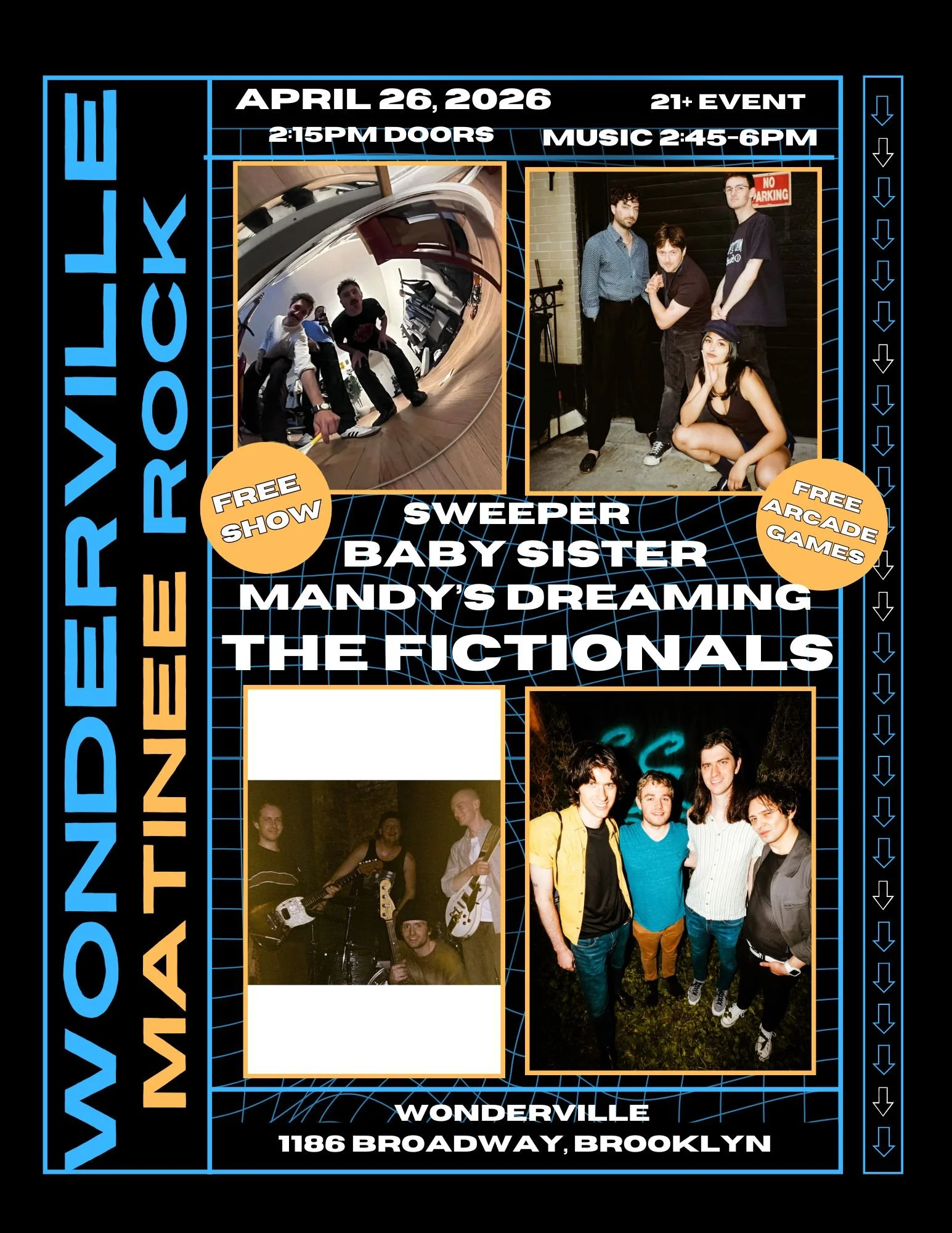 A Rockin Sunday Matinee Flyer