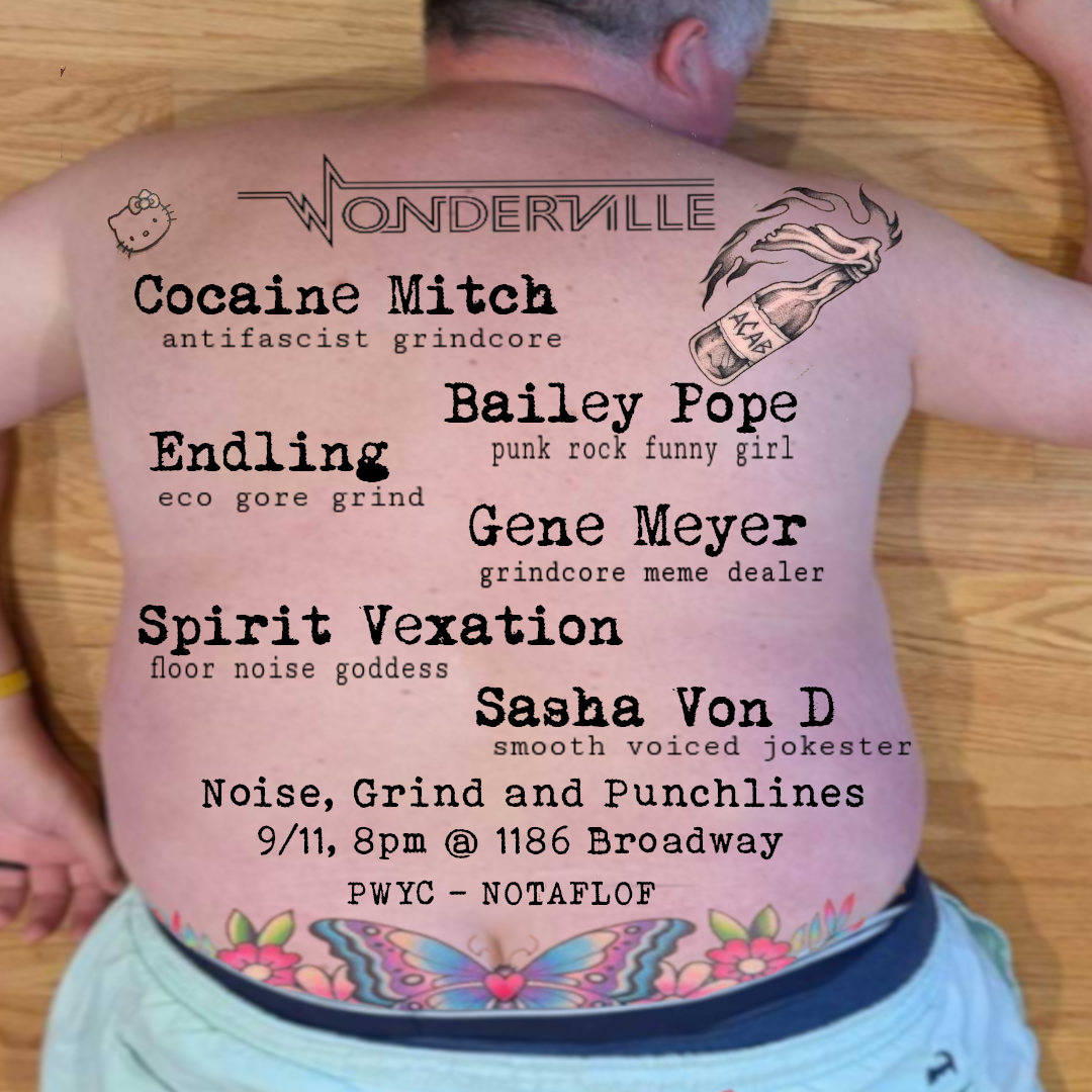 Noise, Grind and Punchlines Flyer