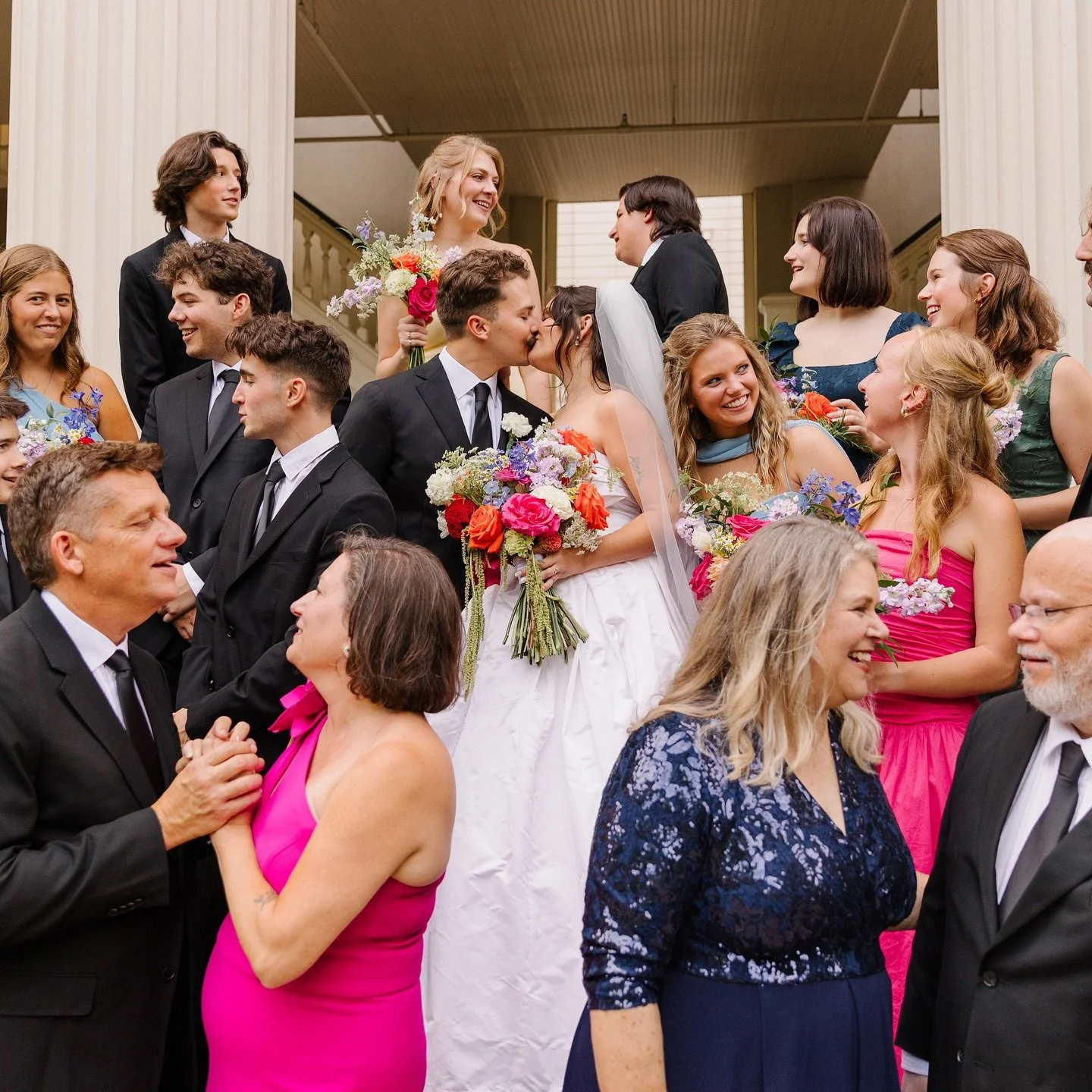 The wedding of Lauren &amp; Jack | you could see the connection between these two the moment those chapel doors opened. The day was full of fun and loving people, who were truly there for the bride and groom - and they absolutely owned the dance floo