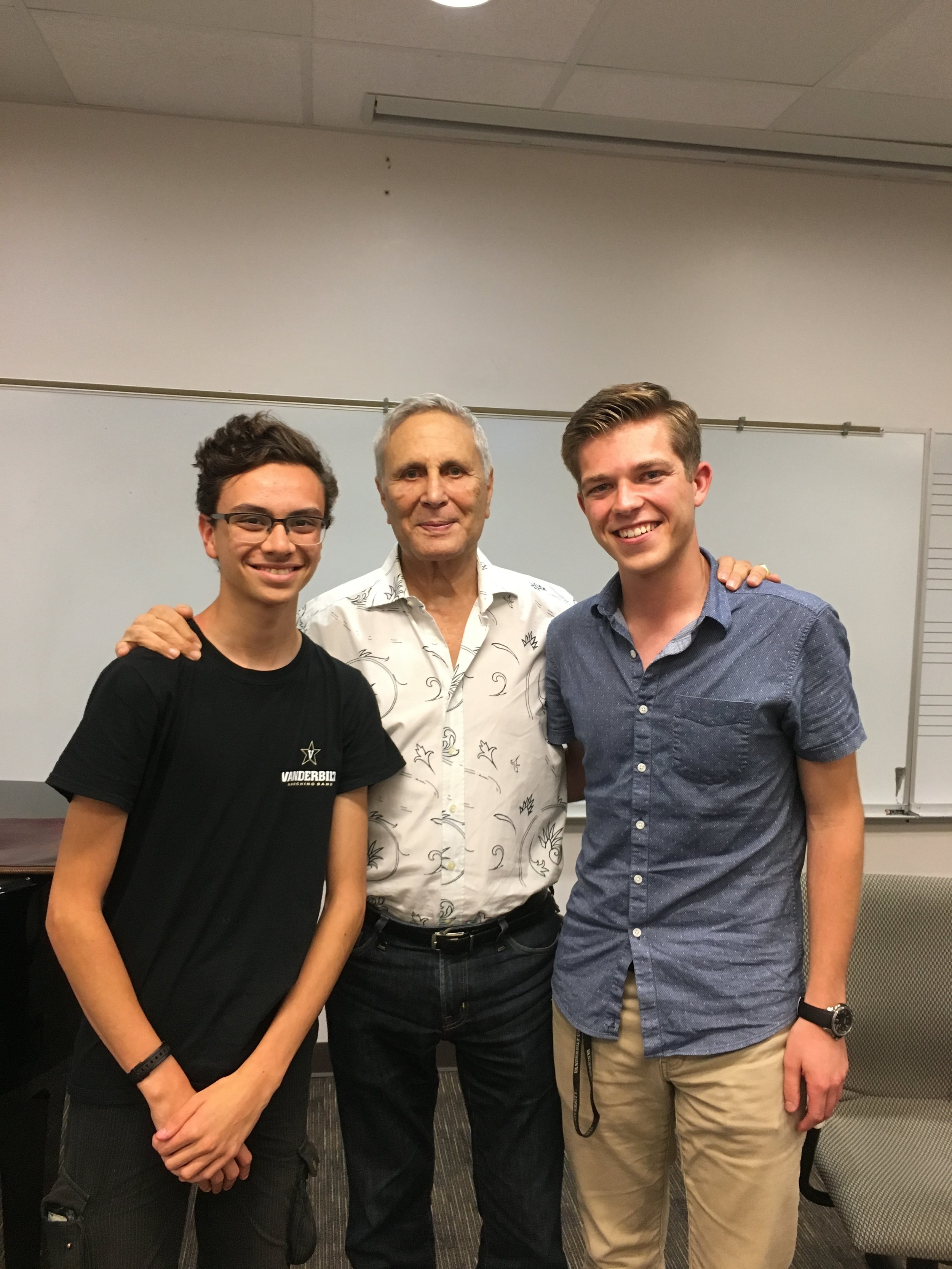 Carlos Meyers, John Corigliano, and Jacob Beranek