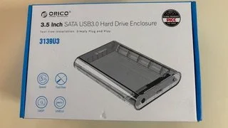 Lot 25-103 - Orico 3.5" SATA USB 3.0 Hard Drive Enclosure