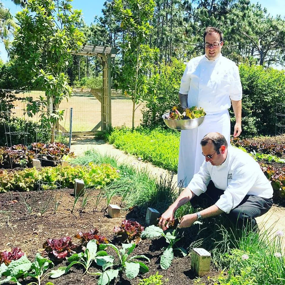 Wait, doesn't everyone get to watch a pair of Ritz-Carlton Orlando chefs hand pick your meal’s ingredients fresh out of a garden?