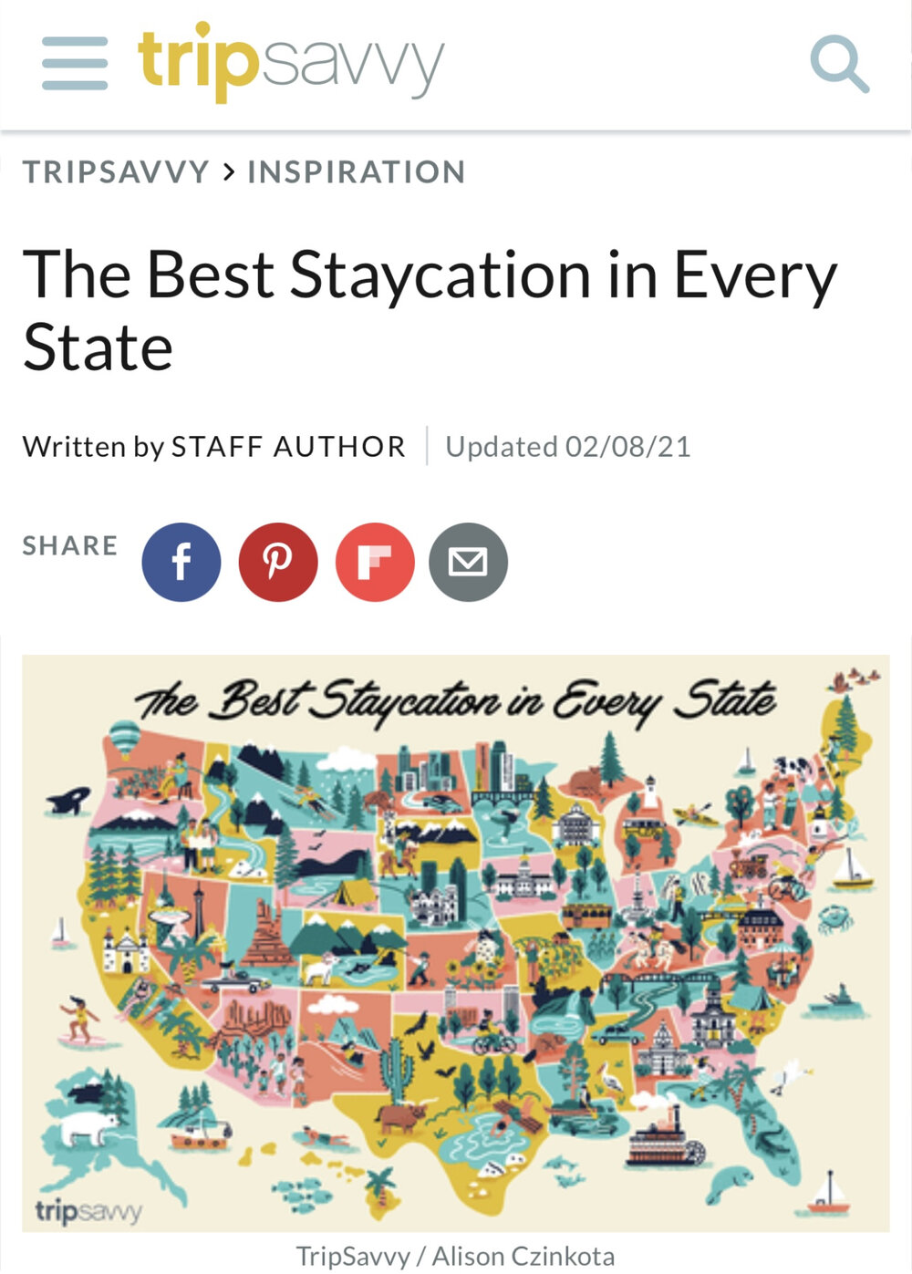 The Best Staycation in Every State