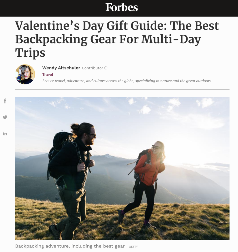 Valentine’s Day Gift Guide: The Best Backpacking Gear For Multi-Day Trips