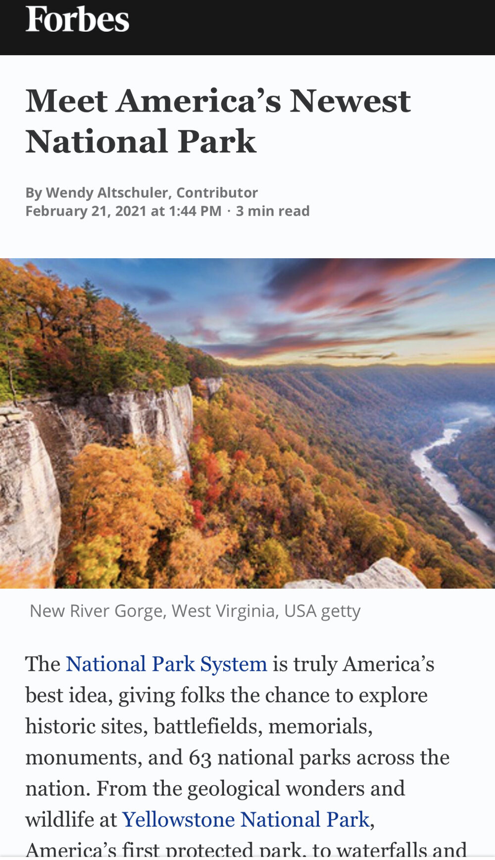 Meet America's Newest National Park