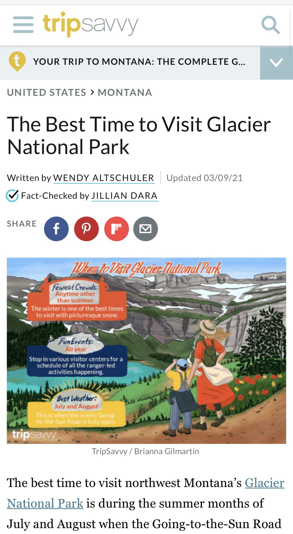 The Best Time to Visit Glacier National Park