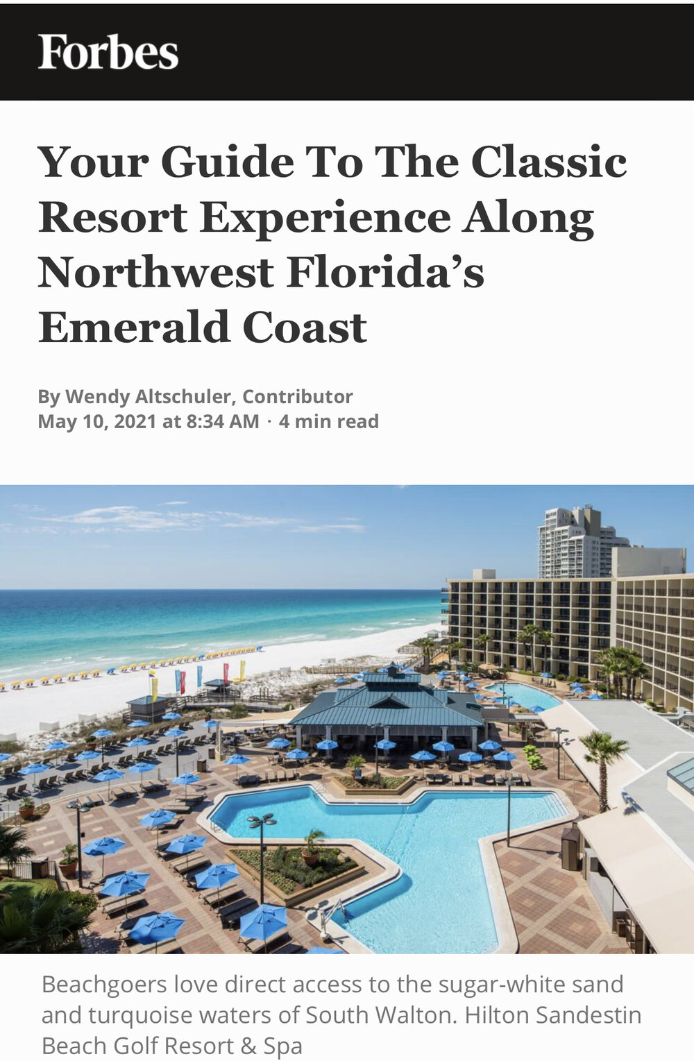 Your Guide To The Classic Resort Experience Along Northwest Florida’s Emerald Coast