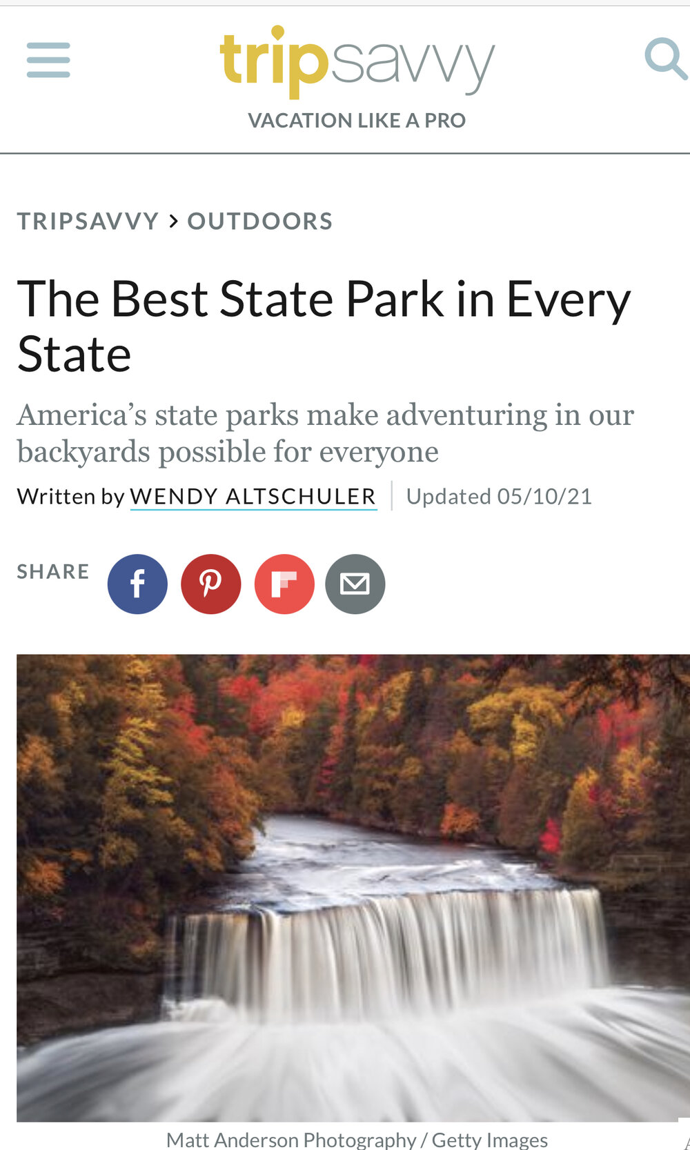 The Best State Park in Every State
