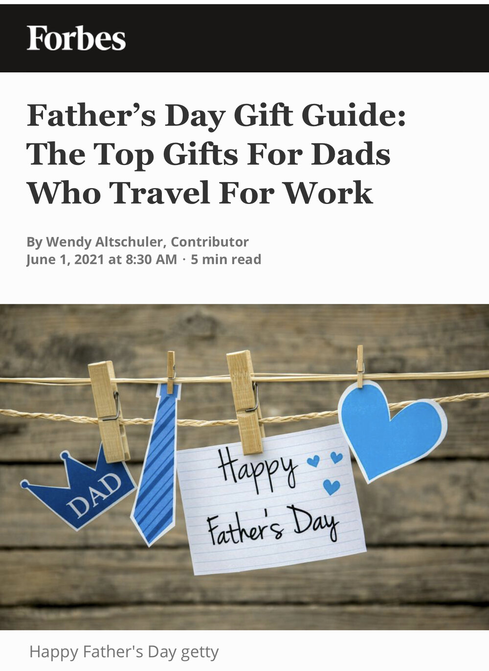 Father’s Day Gift Guide: The Top Gifts For Dads Who Travel For Work