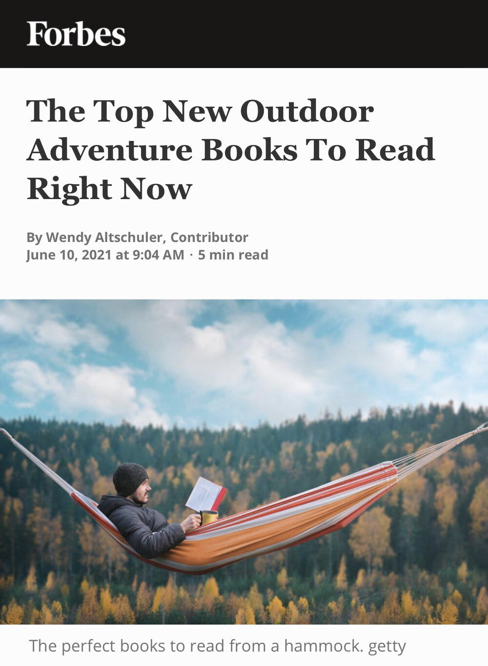 The Top New Outdoor Adventure Books To Read Right Now