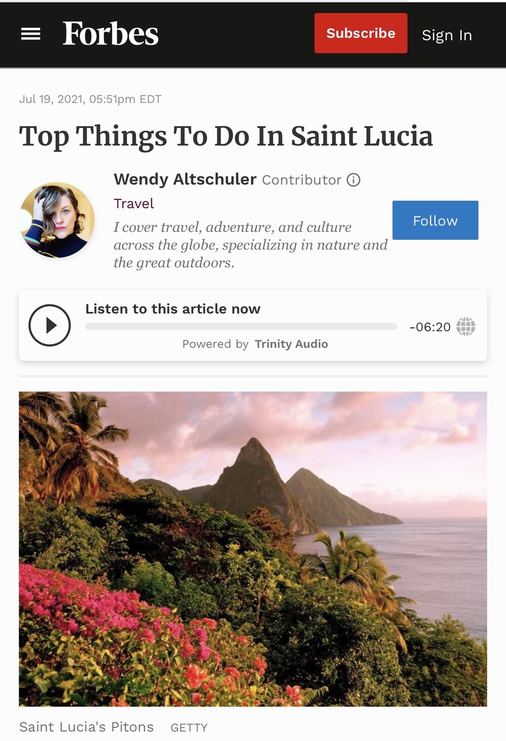 Top Things To Do In Saint Lucia