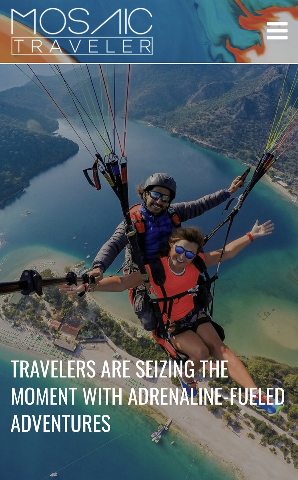 TRAVELERS ARE SEIZING THE MOMENT WITH ADRENALINE-FUELED ADVENTURES