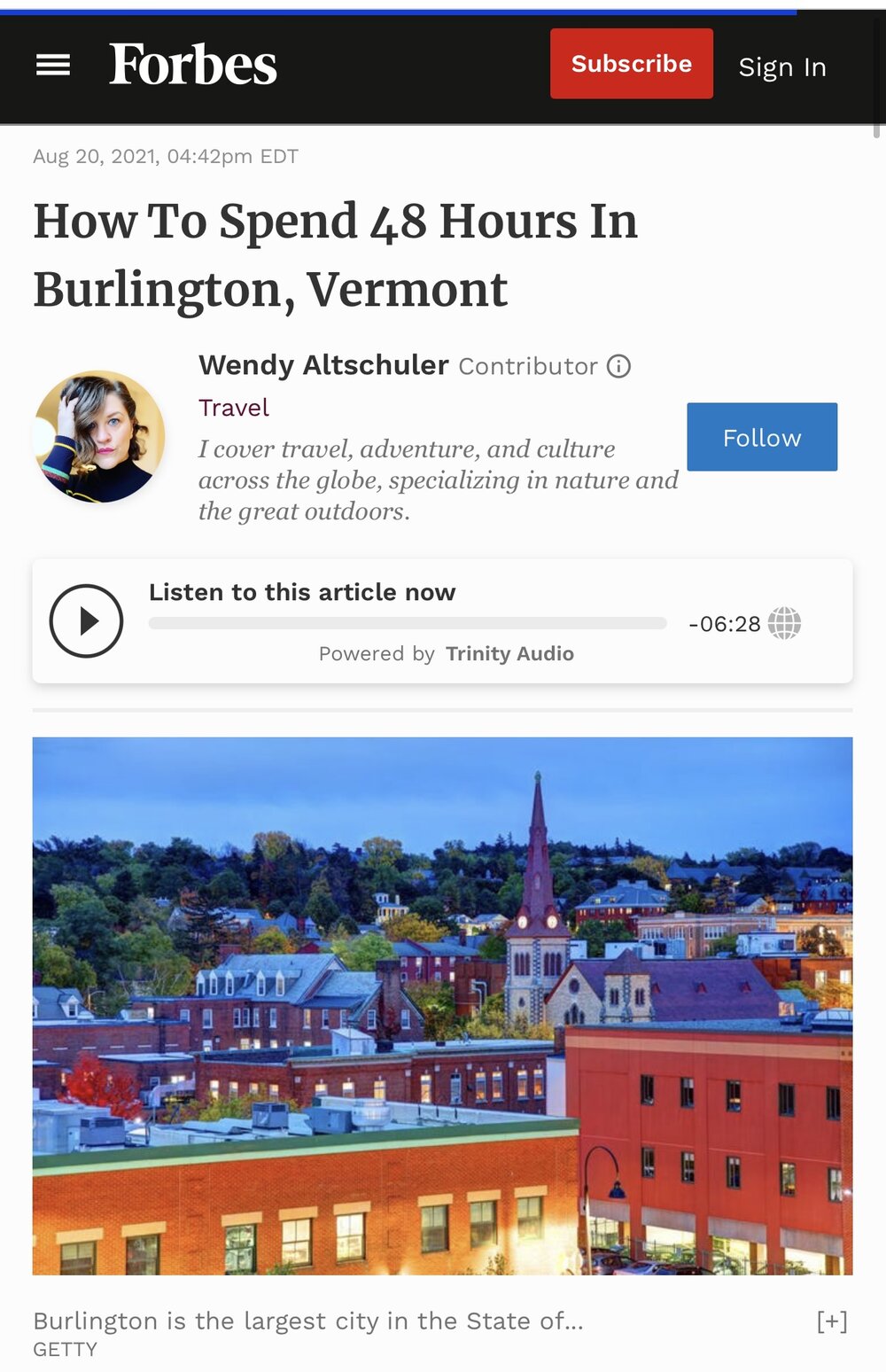 How To Spend 48 Hours In Burlington, Vermont