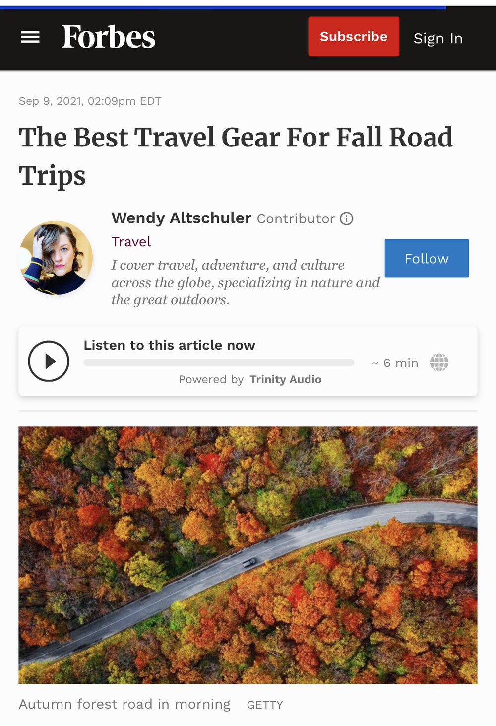 The Best Travel Gear For Fall Road Trips