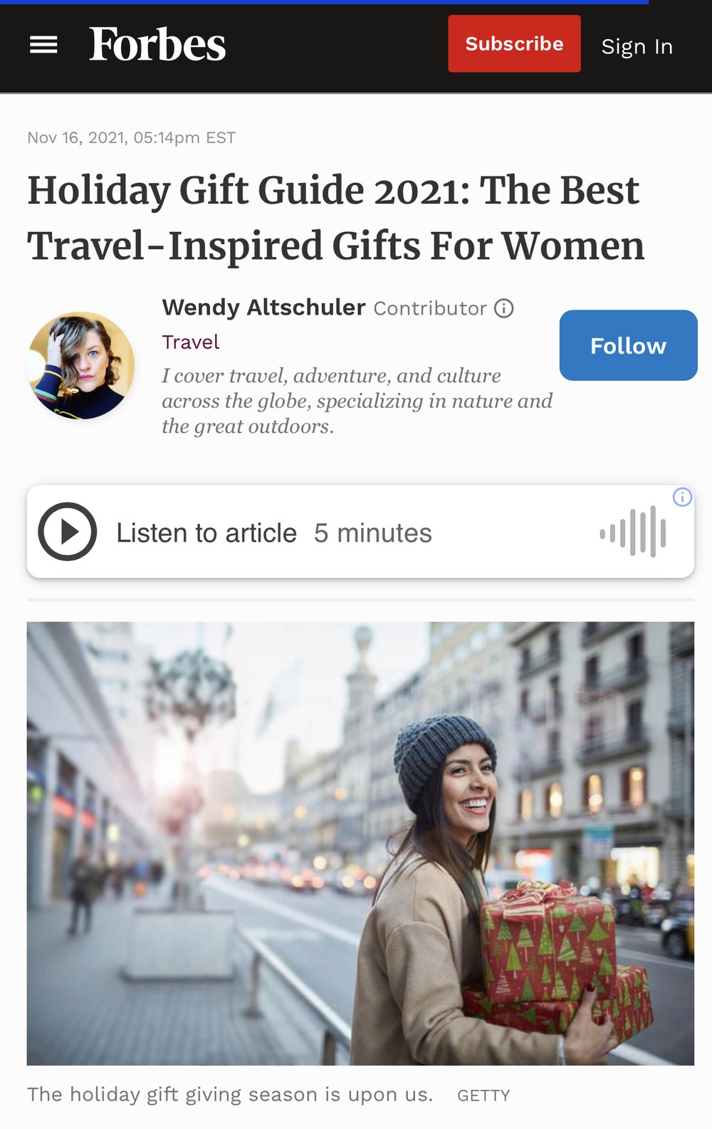 Holiday Gift Guide 2021: The Best Travel-Inspired Gifts For Women