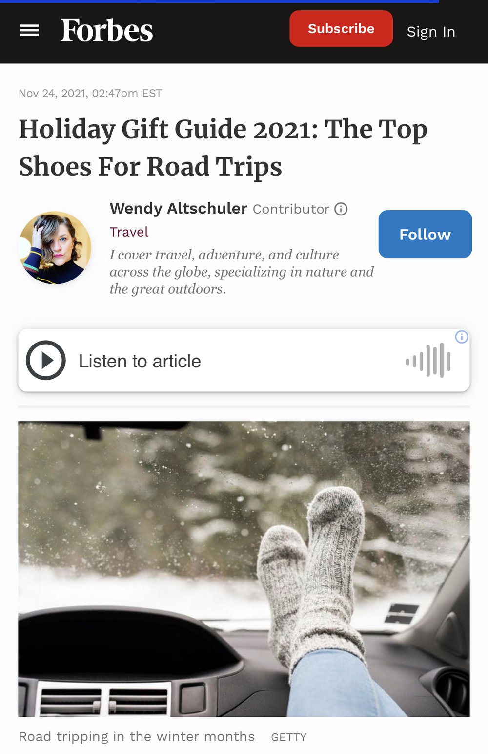 Holiday Gift Guide 2021: The Top Shoes For Road Trips