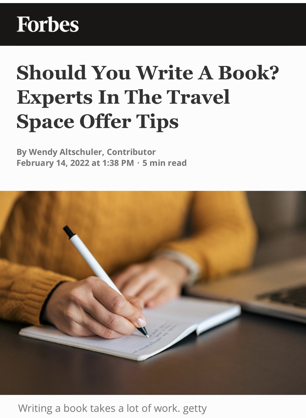 Should You Write A Book? Experts In The Travel Space Offer Tips