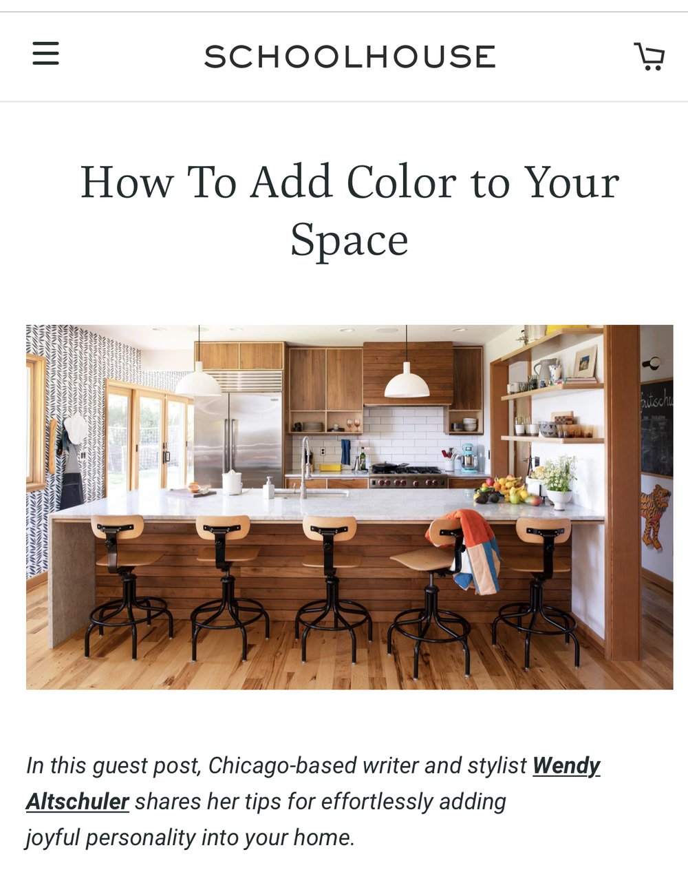 How To Add Color to Your Space