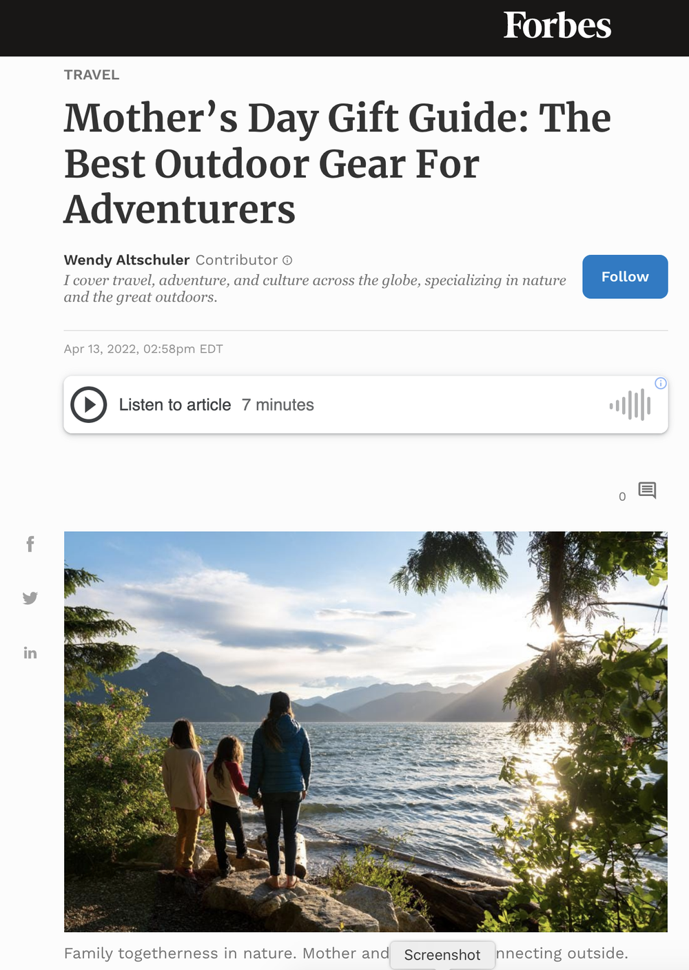 Mother’s Day Gift Guide: The Best Outdoor Gear For Adventurers
