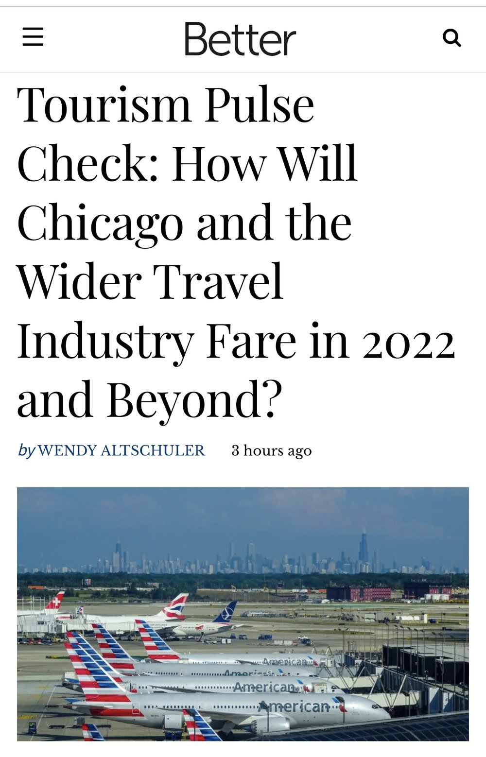 Tourism Pulse Check: How Will Chicago and the Wider Travel Industry Fare in 2022 and Beyond?