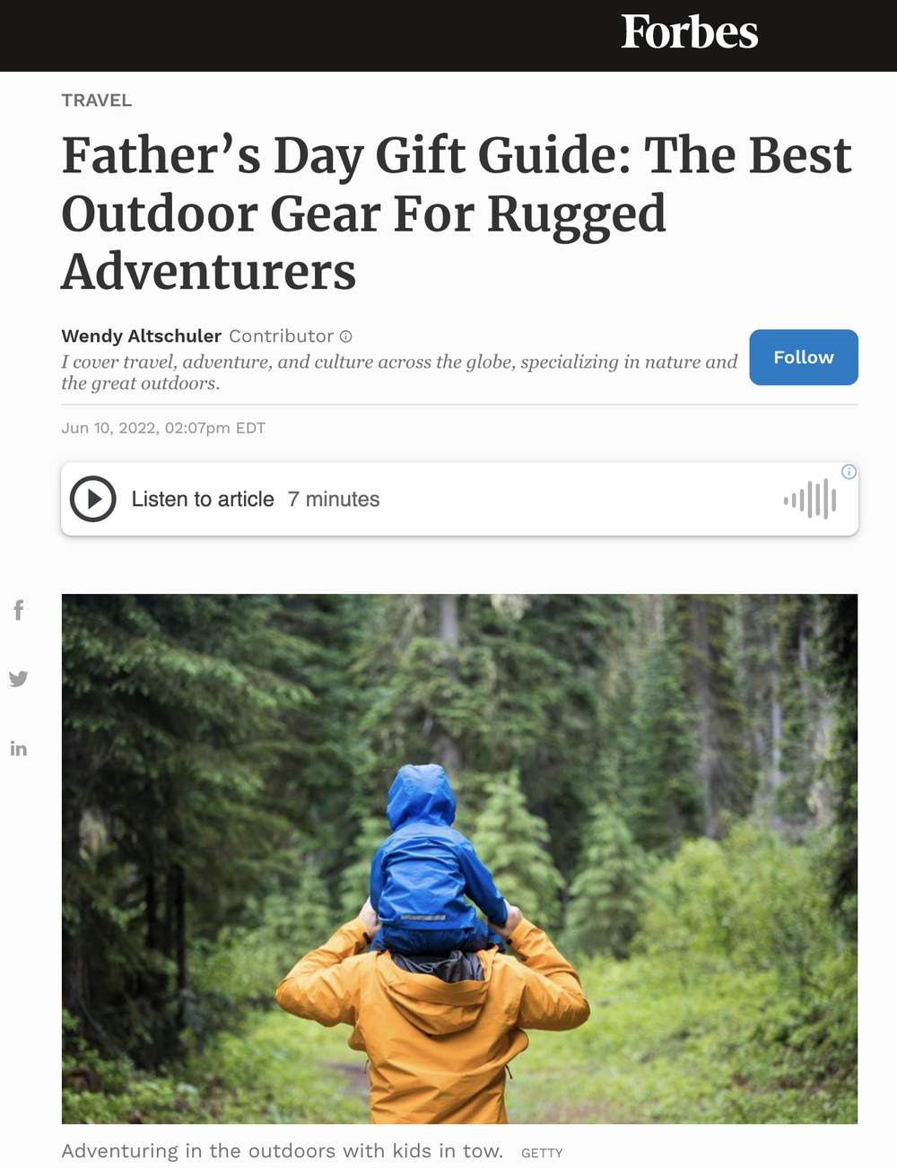 Father’s Day Gift Guide: The Best Outdoor Gear For Rugged Adventurers