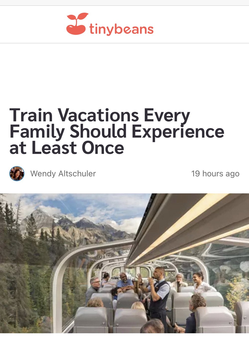 Train Vacations Every Family Should Experience at Least Once