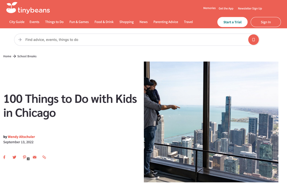 100 Things to Do with Kids in Chicago