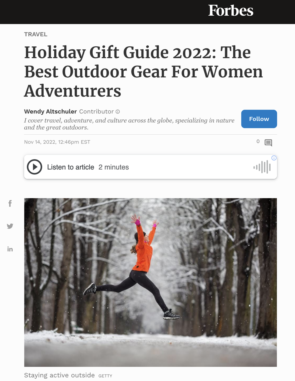 Holiday Gift Guide 2022: The Best Outdoor Gear For Women Adventurers
