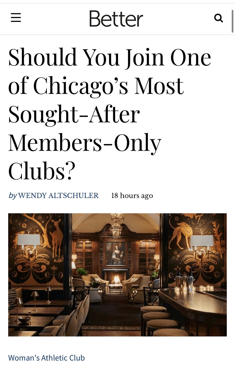 Should You Join One of Chicago’s Most Sought-After Members-Only Clubs?