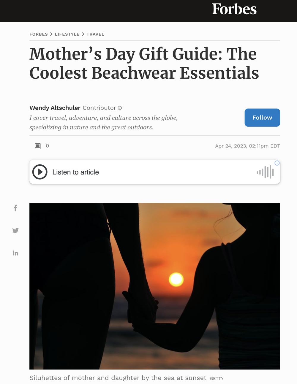 Mother’s Day Gift Guide: The Coolest Beachwear Essentials