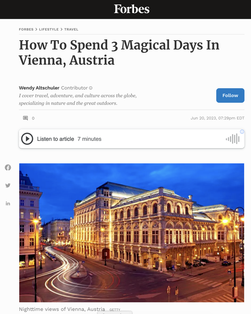 How To Spend 3 Magical Days In Vienna, Austria