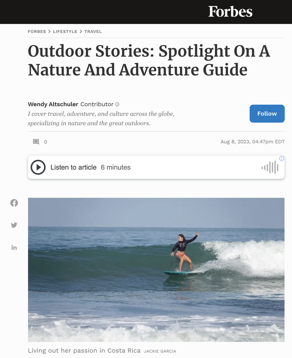 Outdoor Stories: Spotlight On A Nature And Adventure Guide