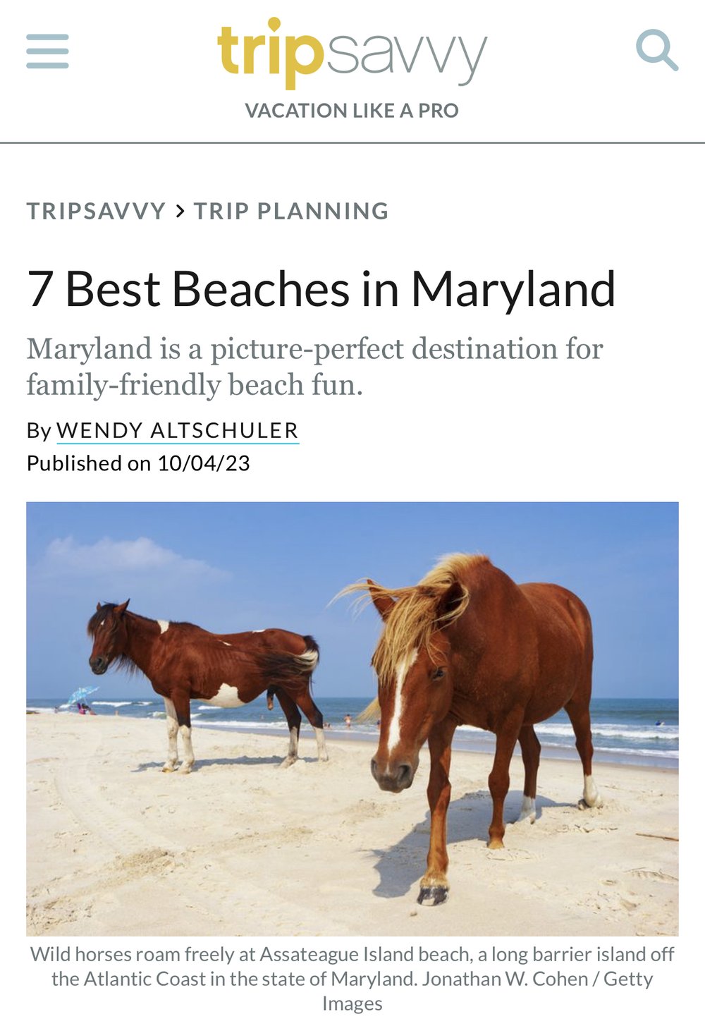 7 Best Beaches in Maryland