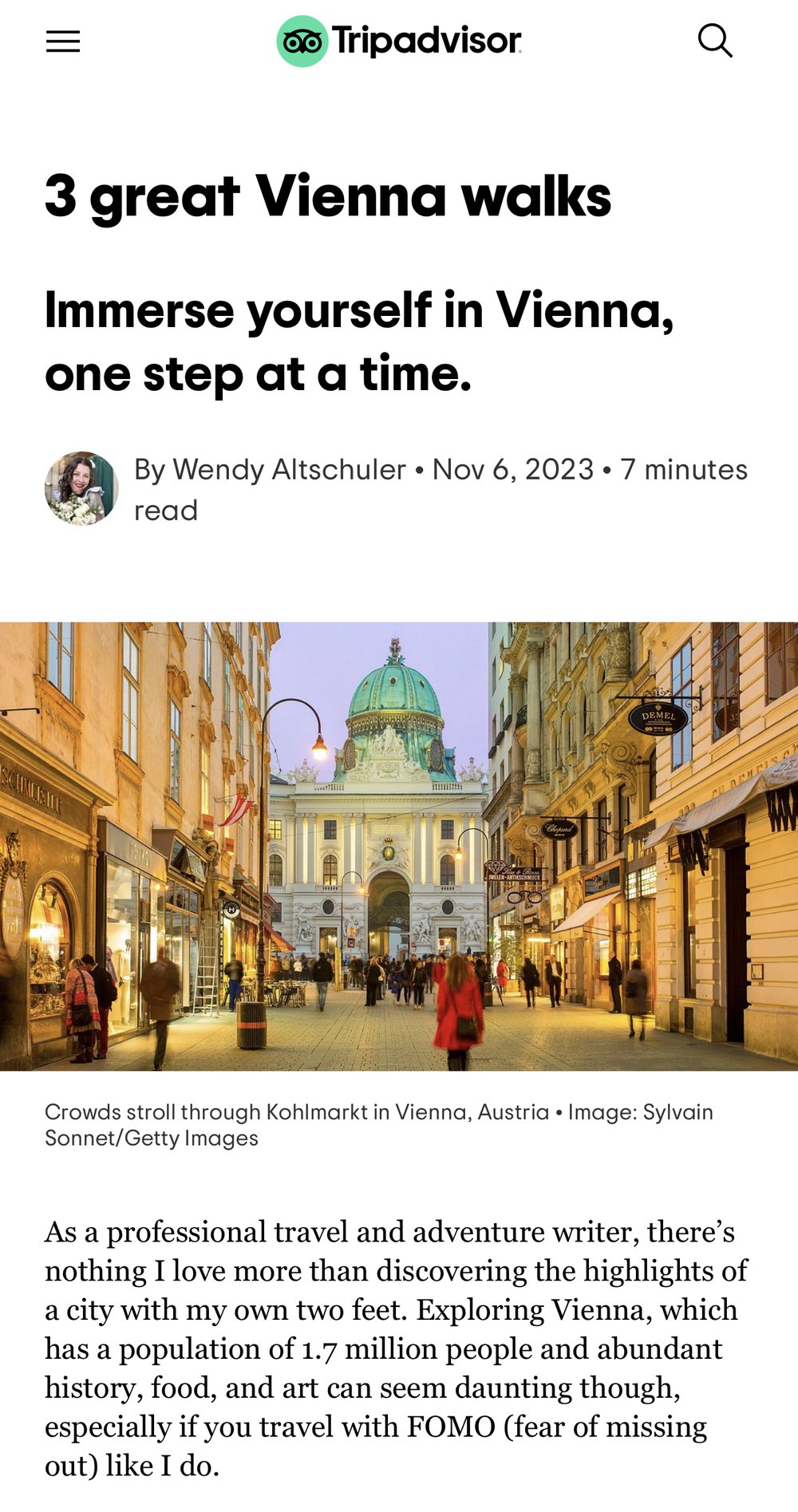 3 great Vienna walks