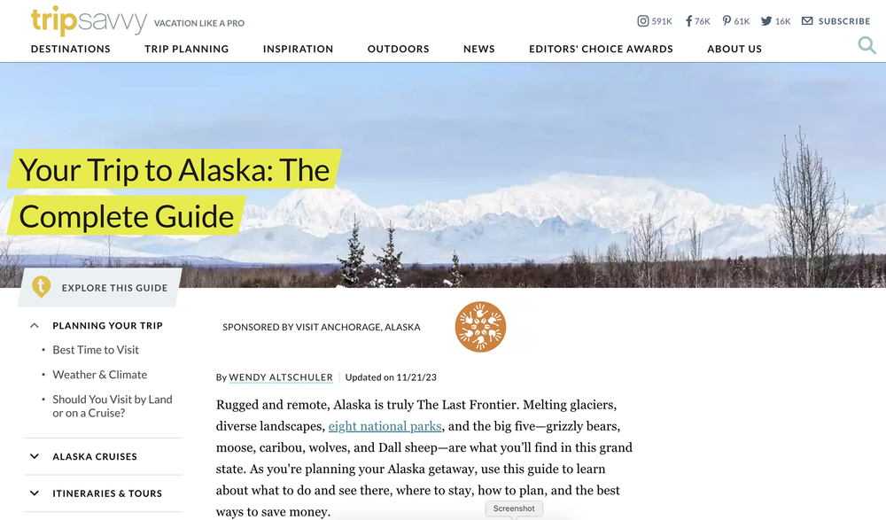 Your Trip to Alaska: The Complete Guide