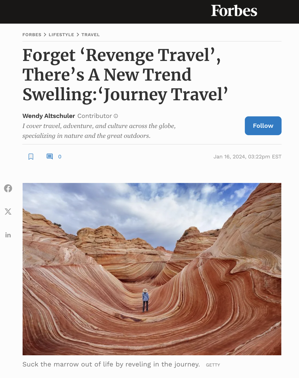 Forget 'Revenge Travel', There's a New Trend Swelling: 'Journey Travel'