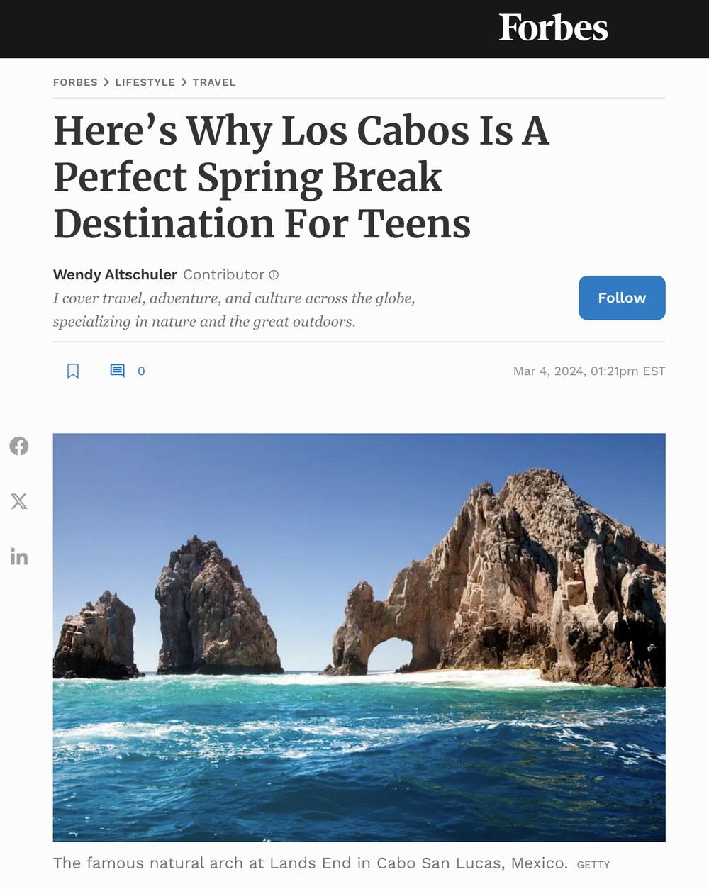 Here’s Why Los Cabos Is A Perfect Spring Break Destination For Teens
