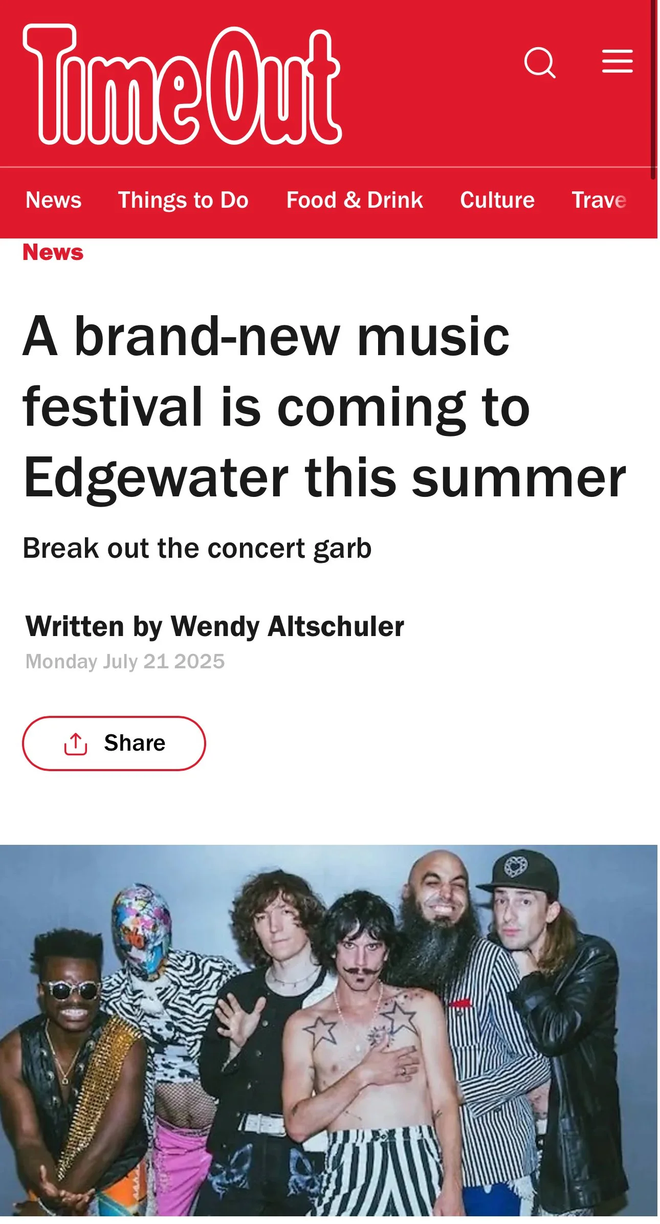 A brand-new music festival is coming to Edgewater this summer