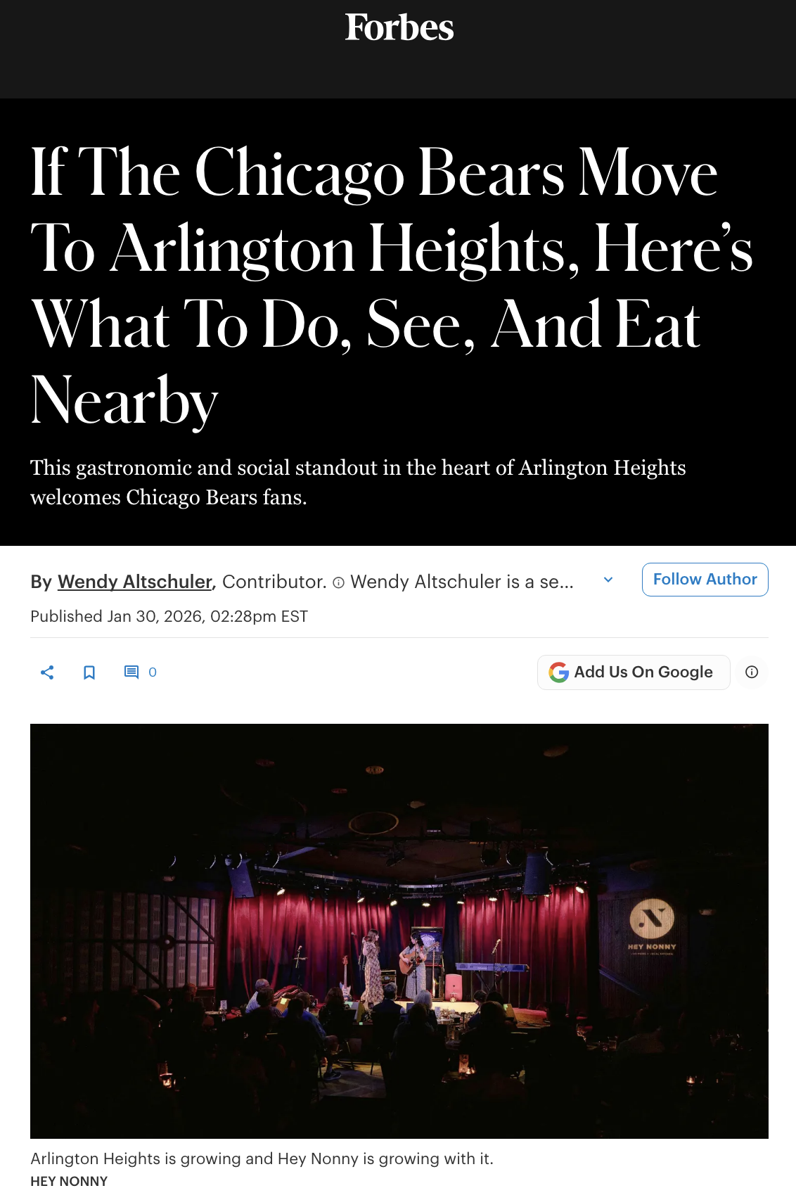 If The Chicago Bears Move To Arlington Heights, Here’s What To Do, See, And Eat Nearby