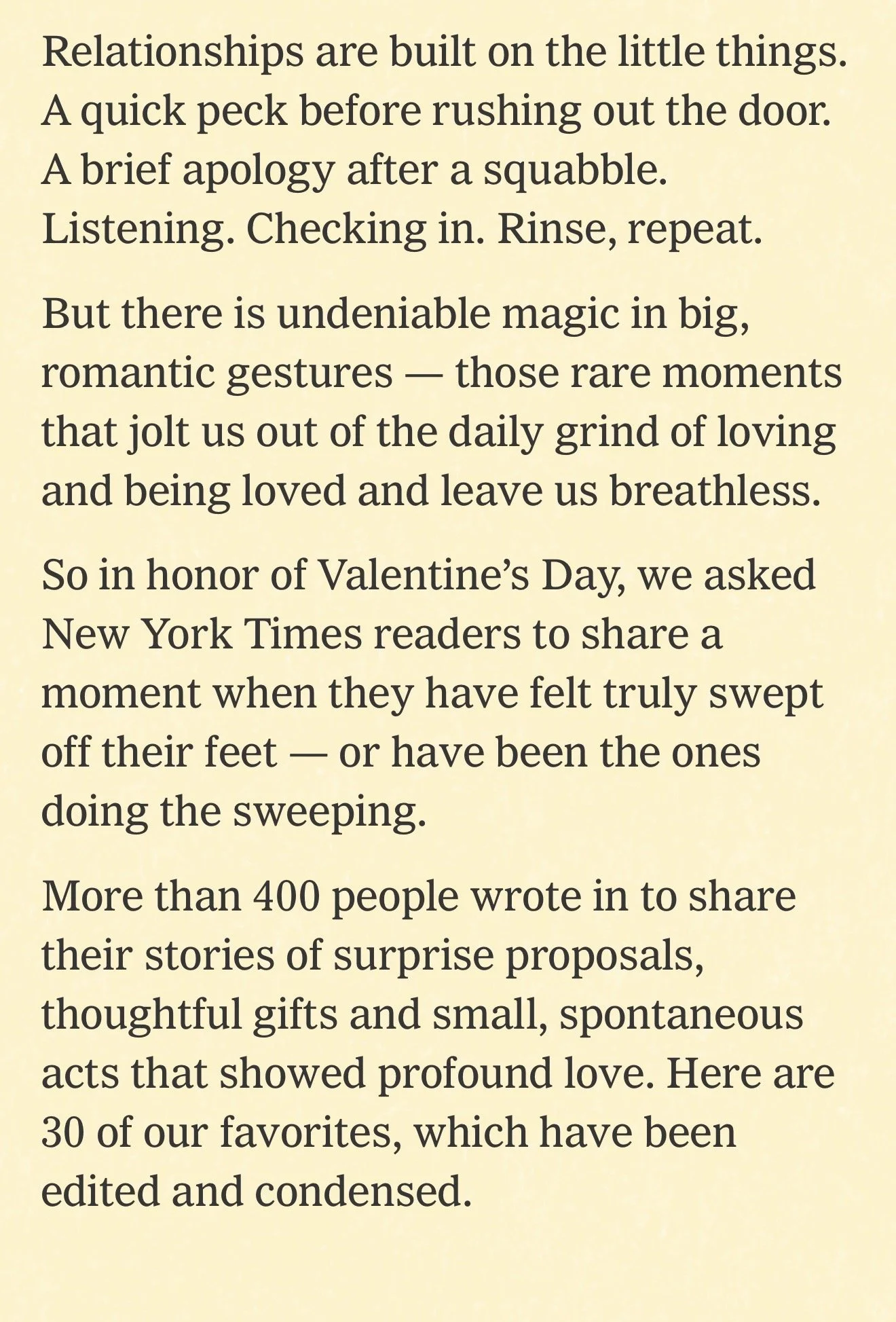 A Love Letter to the Grand Romantic Gesture