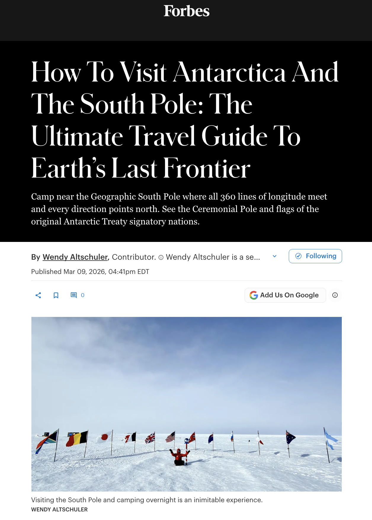 How To Visit Antarctica And The South Pole: The Ultimate Travel Guide To Earth’s Last Frontier