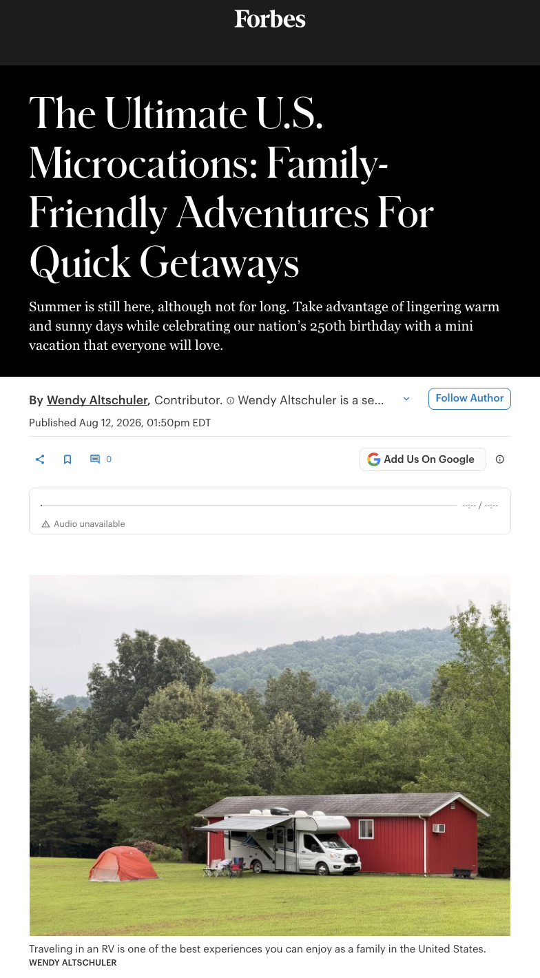The Ultimate U.S. Microcations: Family-Friendly Adventures For Quick Getaways