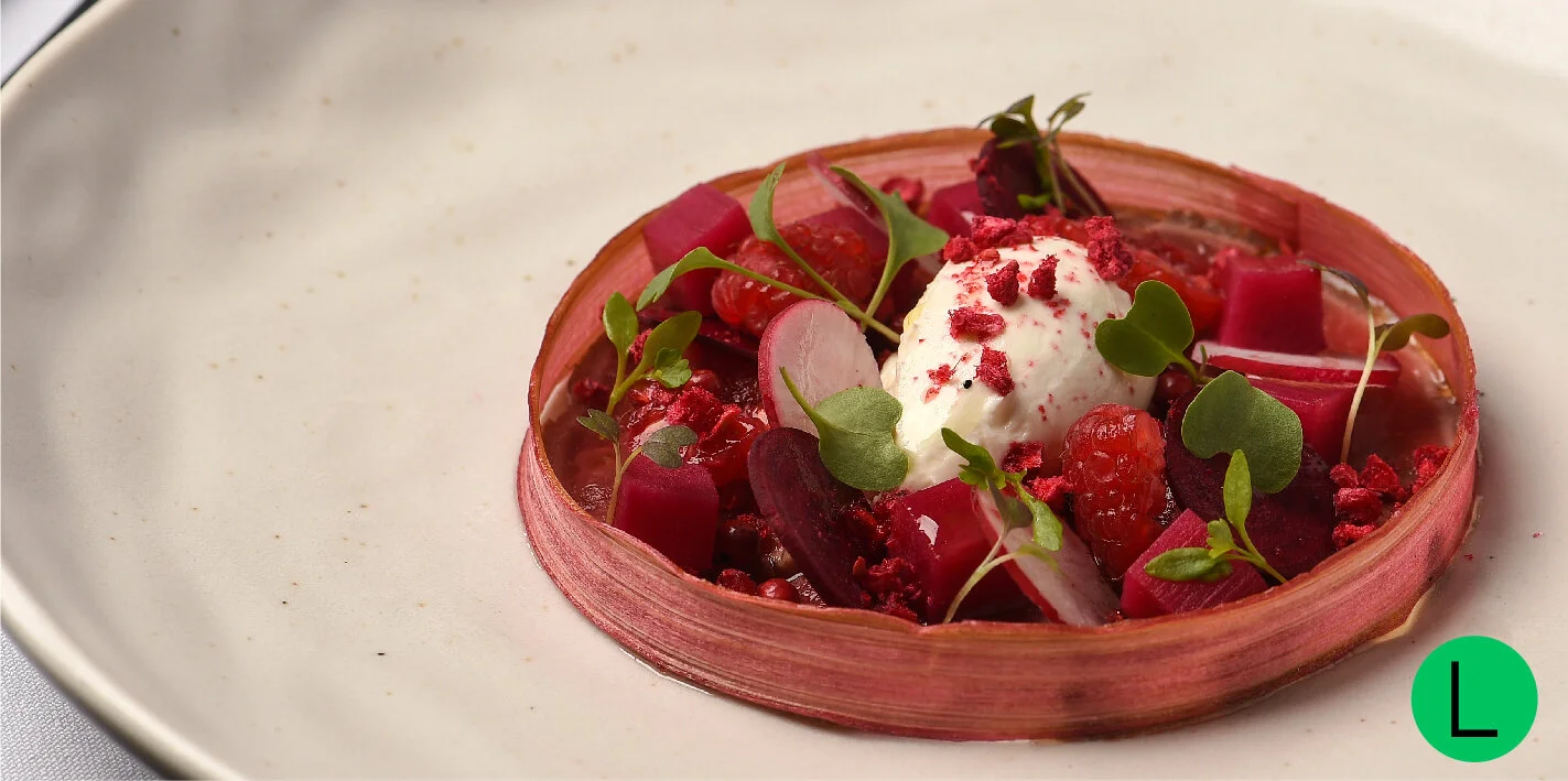 Lamb carpaccio