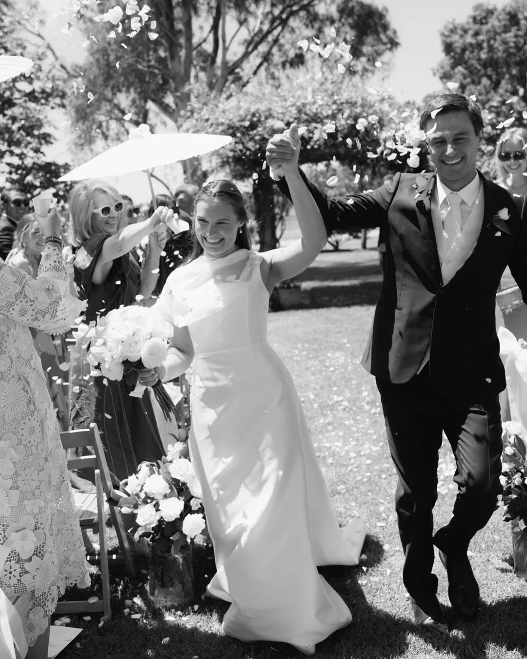 As a young girl, Eliza dreamed of one day marrying on her family&rsquo;s property&hellip; beneath a marquee by the river, with floral tablecloths, handmade lampshades swaying in the breeze, and all their favourite people gathered close. Her parents&r